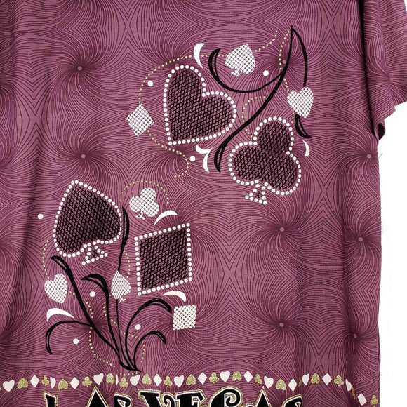 DC Classic Womens XXL Purple w/ Gold Sparkle Vegas - Picture 3 of 6